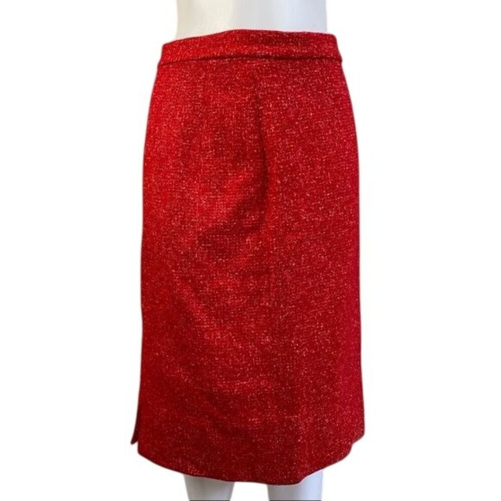 Vintage Handmade Wool 2 Piece Suit Skirt Set Size S/M - Picture 8 of 13